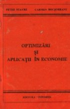 Optimizari aplicatii economie