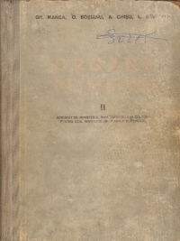 Organe de masini, II (Manea, Editie 1958)
