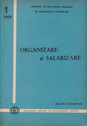 Organizare si salarizare nr. 1/1969