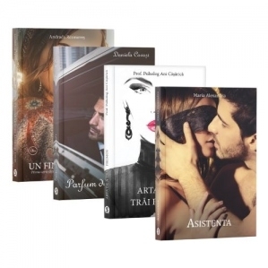 Pachet Blestemul imbratisarilor (4 romane): Asistenta; Arta de a trai frumos; Esenta iubirii, Volumul 1: Parfum de scortisoara; Un final fericit?