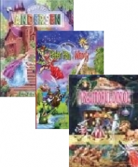 Pachet carti de lux cu ilustratii: Povesti - Andersen (Editie de lux). Peter Pan si Wendy (editie de lux). Vrajitorul din Oz (Editie de lux)