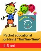 PACHET EDUCATIONAL GRADINITA TIMTIM-TIMY, 4-5 ANI