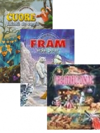 Pachet promotional Editii de lux cu ilustratii: Vrajitorul din Oz (Editie de lux). Cuore inima de copil (Editie de lux). Fram, ursul polar (Editie de lux)