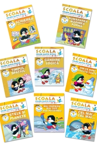 Pachet: Scoala celor sapte pitici, 4-5 ani (7 carti+1 gratis)