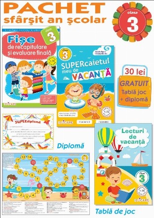 Pachet sfarsit an scolar, clasa a III-a