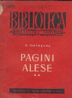 Pagini alese, Volumul al II-lea (Ibraileanu)