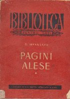 Pagini Alese, Volumul I (Ibraileanu)