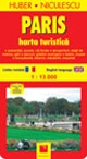 Paris. Harta turistica