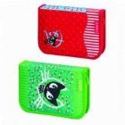 coperta Penar 19 piese Pussy Deluxe, verde si rosu