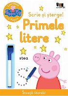 Peppa Pig: Exersează cu Peppa. Scrie și șterge! Primele litere
