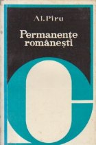 coperta Permanente romanesti, I, Eliade Radulescu - C. Negruzzi. Liviu Rebreanu - G. Calinescu