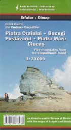 coperta Piatra Craiului, Bucegi, Postavarul, Piatra Mare, Ciucas - Cinci munti din Curbura Carpatilor