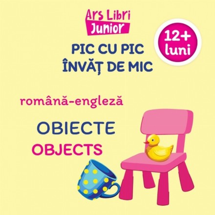 Pic cu pic învăţ de mic română-engleză : 12+ luni,Obiecte