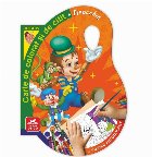 coperta Pinocchio : carte de colorat şi de citit + puzzle autocolant