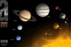 Planetele din Sistemul nostru Solar - Harta 3d