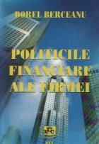 coperta Politicile financiare ale firmei