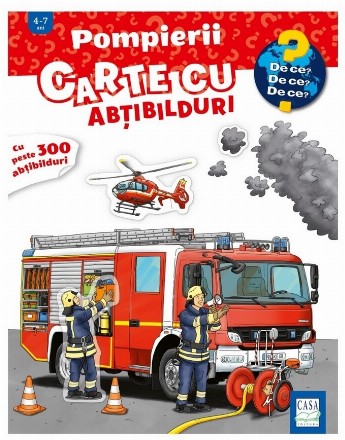 Pompierii : carte cu abţibilduri