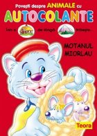 coperta Povesti despre animale cu autocolante - Motanul Miorlau