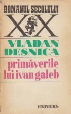 coperta Primaverile lui Ivan Galeb (Jocurile primaverii si ale mortii)