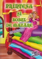 coperta Printesa si bobul de mazare. Carte de colorat