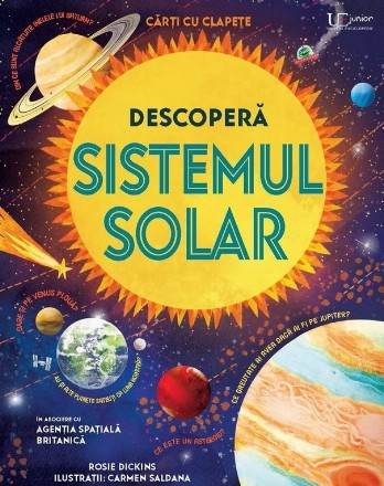 Priveşte în interiorul sistemului solar - În asociere cu Agenţia spaţială britanică : carte cu clapete