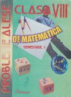 Probleme alese matematica pentru clasa