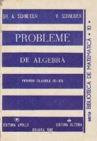 coperta Probleme de algebra pentru clasele IX-XII