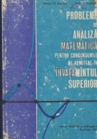Probleme de analiza matematica pentru concursurile de admitere in invatamintul superior