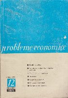 Probleme Economice, Decembrie 1971