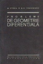 Probleme geometrie diferentiala