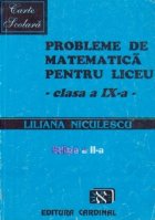 Probleme matematica pentru liceu Clasa