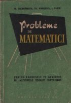 Probleme matematici pentru examenele admitere