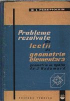 Probleme Rezolvate Din Lectii De Geometrie Elementara Geometrie