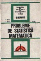 Probleme de statistica matematica
