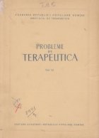Probleme de terapeutica, Volumul VI