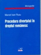 coperta Procedura divorului in dreptul romanesc