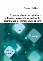 Program pedagogic optimizare stilurilor manageriale