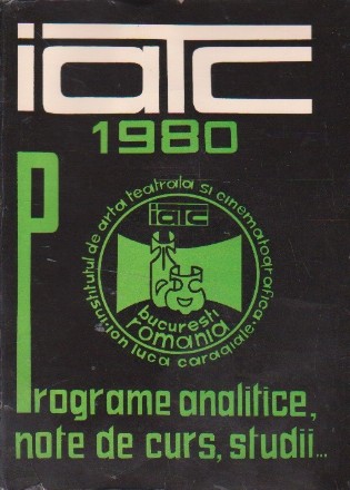 Programe analitice, note de curs, studii