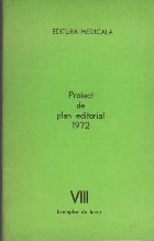 Proiect de Plan Editorial 1972 - VIII