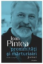 coperta Proximităţi şi mărturisiri