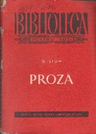 Proza Suvenire Contimpurane Sion)
