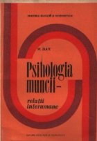 Psihologia muncii - Relatii interumane