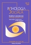 Psihologia Sociala.Nr. 15/2005 - Buletinul Laboratorului - Psihologia campului social, Universitatea Al.I. Cuza, Iasi