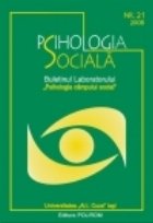 Psihologia sociala. Nr. 21/2008 - Buletinul Laboratorului Psihologia cimpului social, Universitatea Al.I.Cuza,