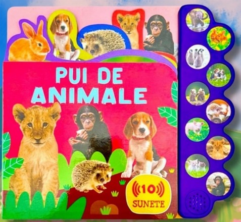 Pui de animale. Carte cu sunete