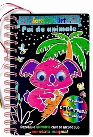 Pui de animale : Dezvăluie şi colorează animalele!