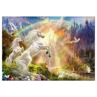 Puzzle Unicorns At Sunset - 500 piese