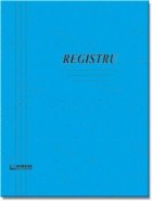 coperta Registru economic format A4, capsat, 80 file, liniatura dictando, coperta caserata