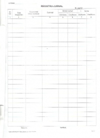 Registru - Jurnal