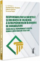 coperta Responsabilitatea societală şi obligaţia de diligenţă a întreprinderilor în materie de durabilitate : p